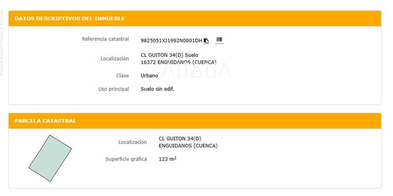 Parcela en venta Enguidanos, Cuenca. Ref: 5313. ALTALIA