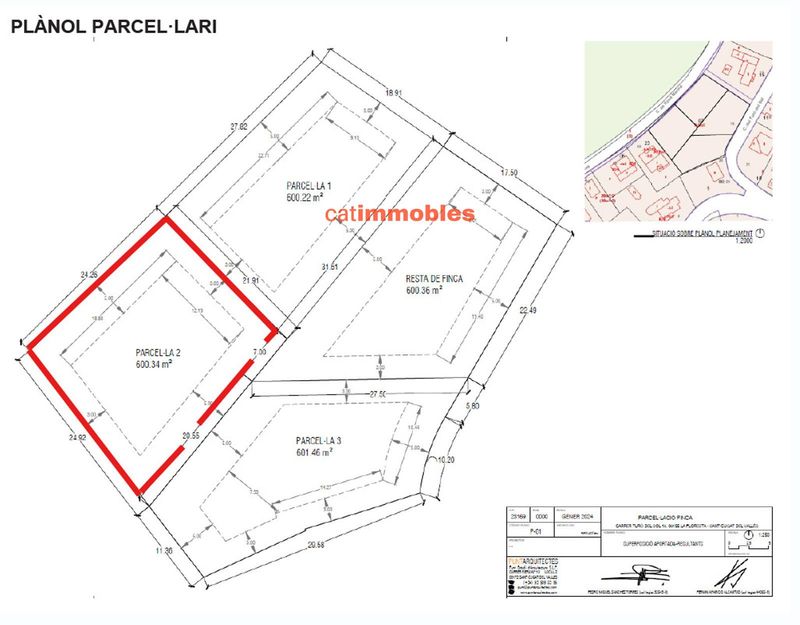 Terreny en venda Sant Cugat del Vallès, Barcelona. Ref: 1047. Catimmobles