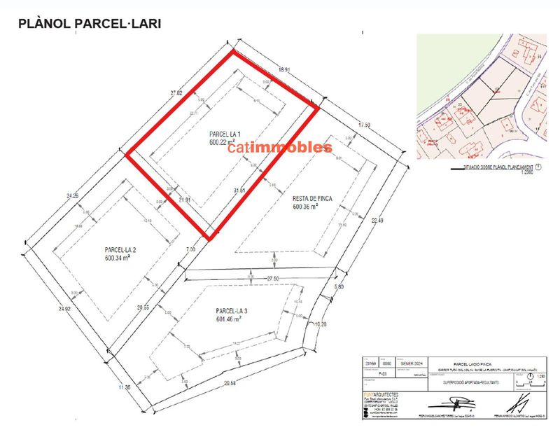Terreny en venda Sant Cugat del Vallès, Barcelona. Ref: 1048. Catimmobles