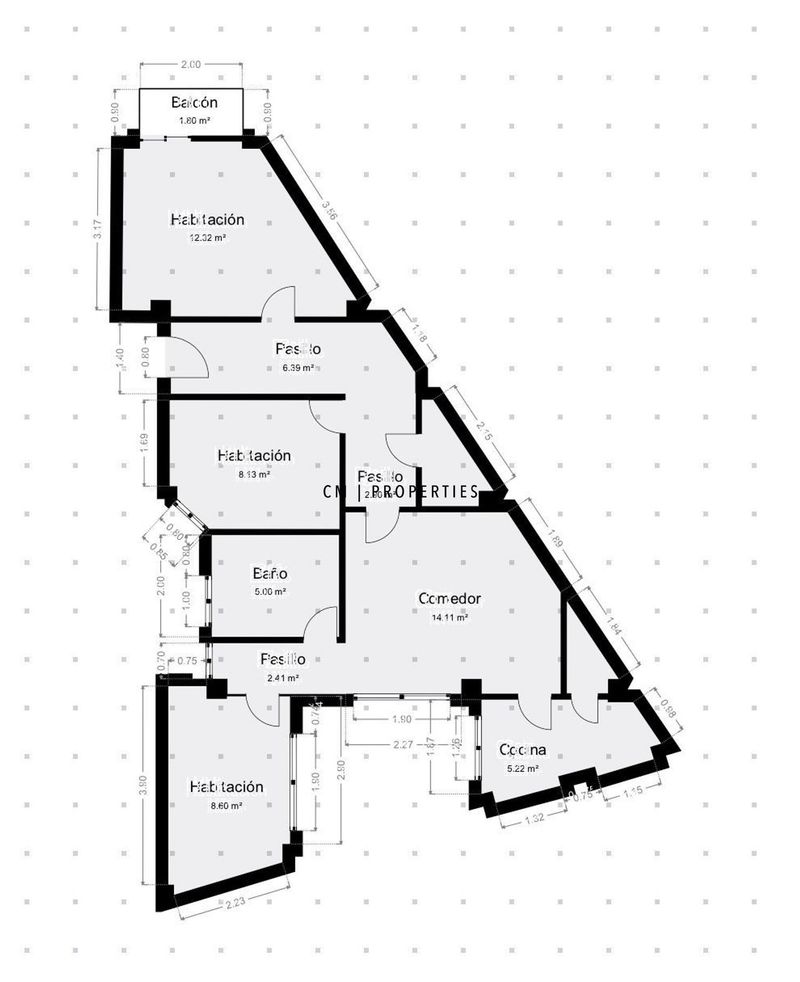 Piso en venta Valencia. Ref: 3078. CM PROPERTIES