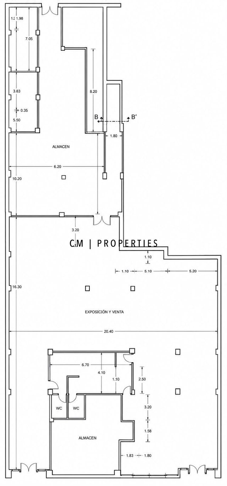 Local Comercial en alquiler Valencia. Ref: 3696. CM PROPERTIES