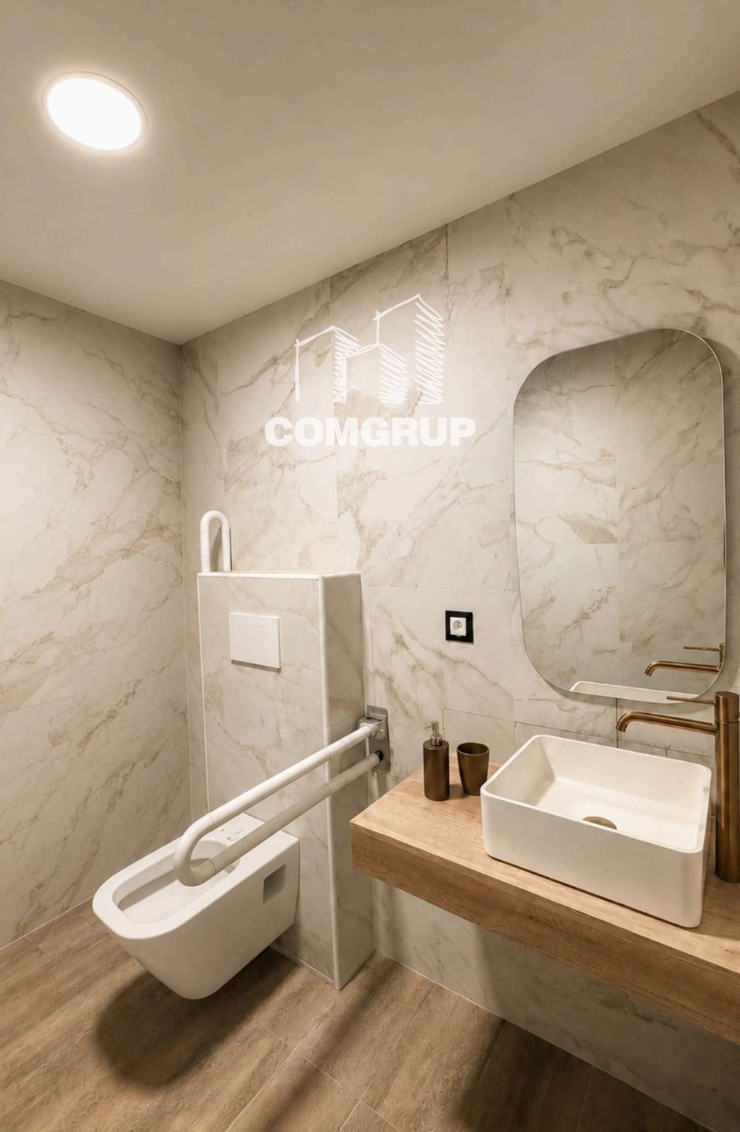 baño - Alquiler de local comercial en  Sant Antoni  l´Eixample Esquerra.
