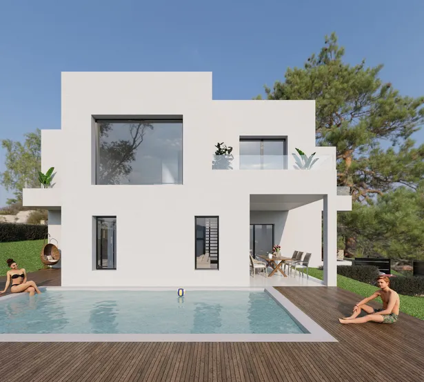 MAS PERE A - Habitatge Unifamiliar d´Obra Nova amb Piscina