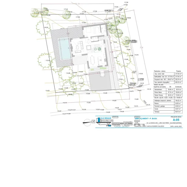 MAS PERE A - Habitatge Unifamiliar d´Obra Nova amb Piscina