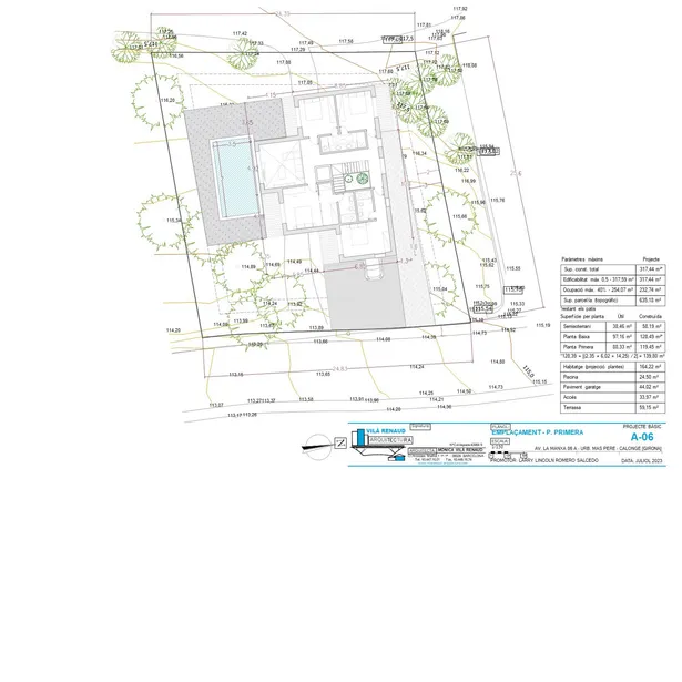 MAS PERE A - Habitatge Unifamiliar d´Obra Nova amb Piscina