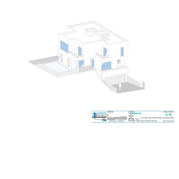 MAS PERE A - Habitatge Unifamiliar d´Obra Nova amb Piscina
