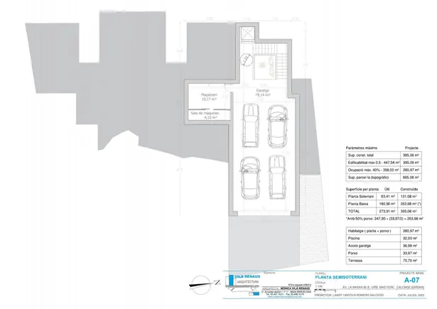 MAS PERE B - Habitatge Unifamiliar d´Obra Nova amb Piscina