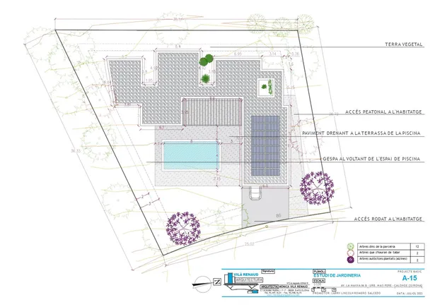 MAS PERE B - Habitatge Unifamiliar d´Obra Nova amb Piscina