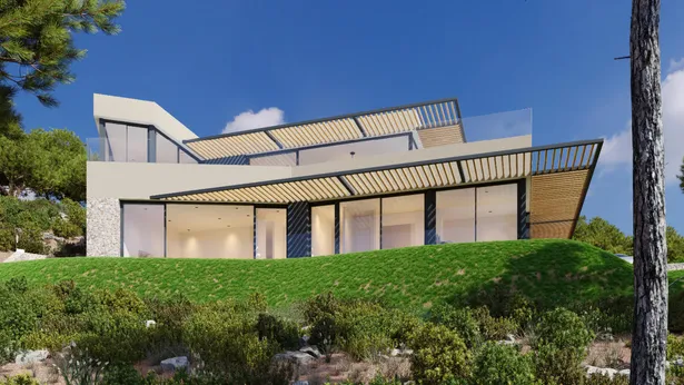 Impresionante villa de nueva construcción en Aiguaxelida, Tamariu con vistas al mar