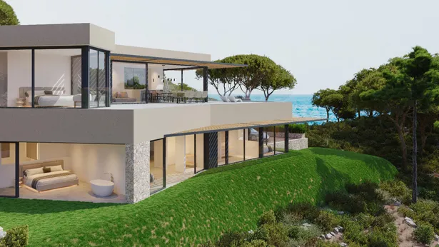 Impresionante villa de nueva construcción en Aiguaxelida, Tamariu con vistas al mar