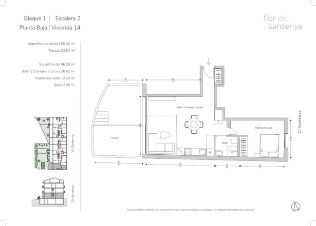 Ground Floor with terrace