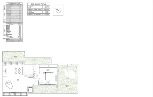Parcela edificable en el centro de Cabrera de Mar con anteproyecto de vivienda unifamiliar de 384 m²