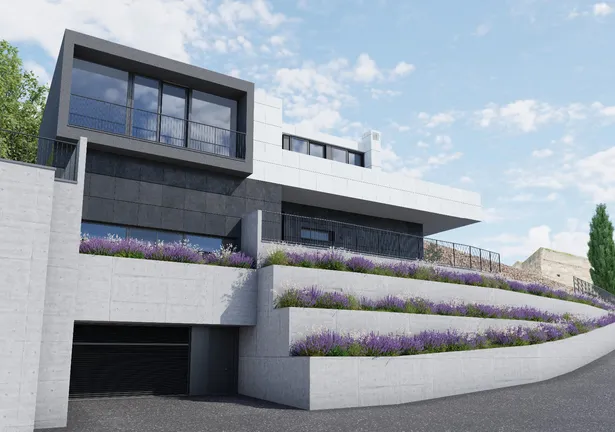 Parcela edificable en el centro de Cabrera de Mar con anteproyecto de vivienda unifamiliar de 384 m²