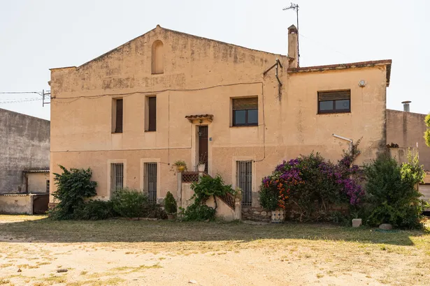 Masia en el centro de La Garriga.
