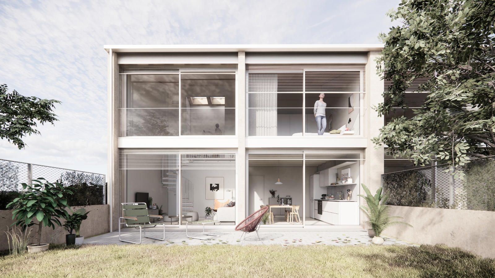 7 CASAS DE OBRA NUEVA CON JARDÍN Y PARKING EN CALONGE
