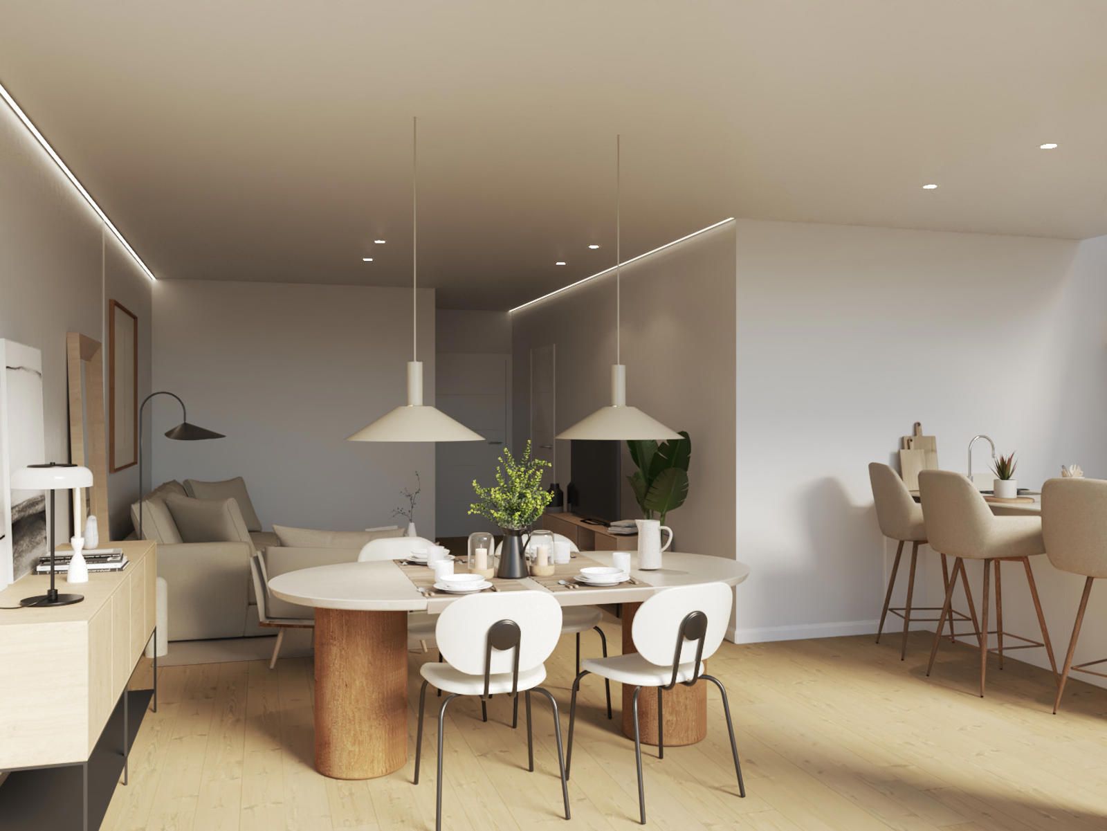 7 CASAS DE OBRA NUEVA CON JARDÍN Y PARKING EN CALONGE