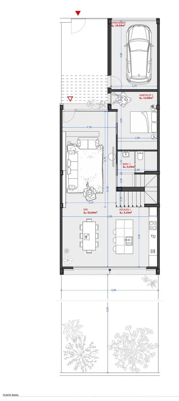 9 CASAS DE OBRA NUEVA CON JARDÍN Y PARKING EN CALONGE