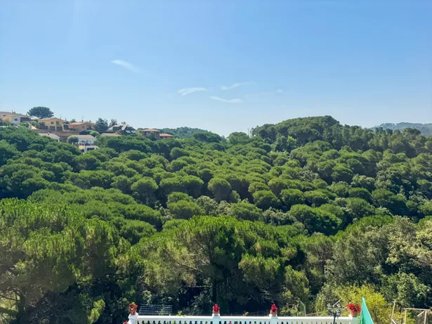 Espectacular casa a tres vents amb piscina, jardí i vistes obertes a Sant Iscle de Vallalta