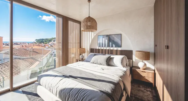 Venta de apartamento de obra nueva con piscina en Tamariu