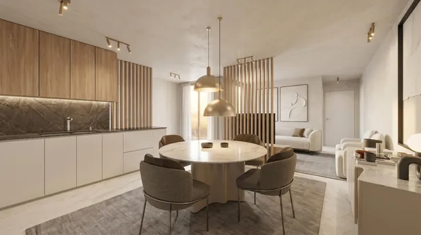 Venta de apartamento de obra nueva con piscina en Tamariu