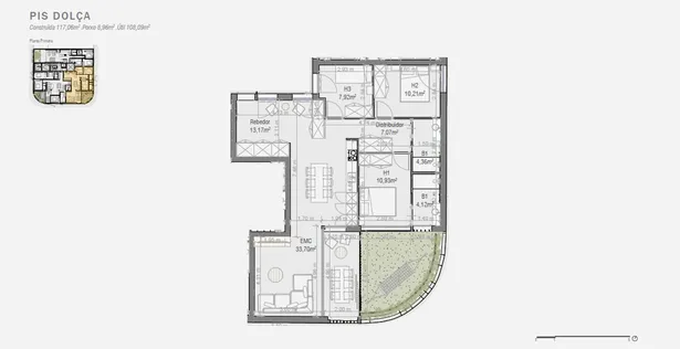 Venta de apartamento de obra nueva con piscina en Tamariu