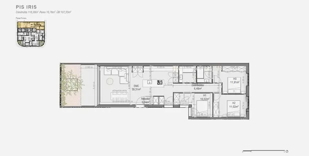 Venta de apartamento de obra nueva con piscina en Tamariu