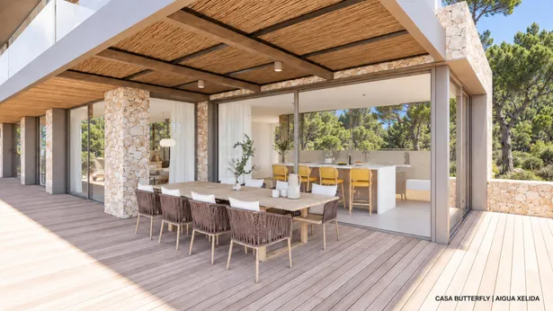 Exclusive Newly Built Villa with Sea Views in Tamariu, Just 500 Metres from Aigua Xelida Cove