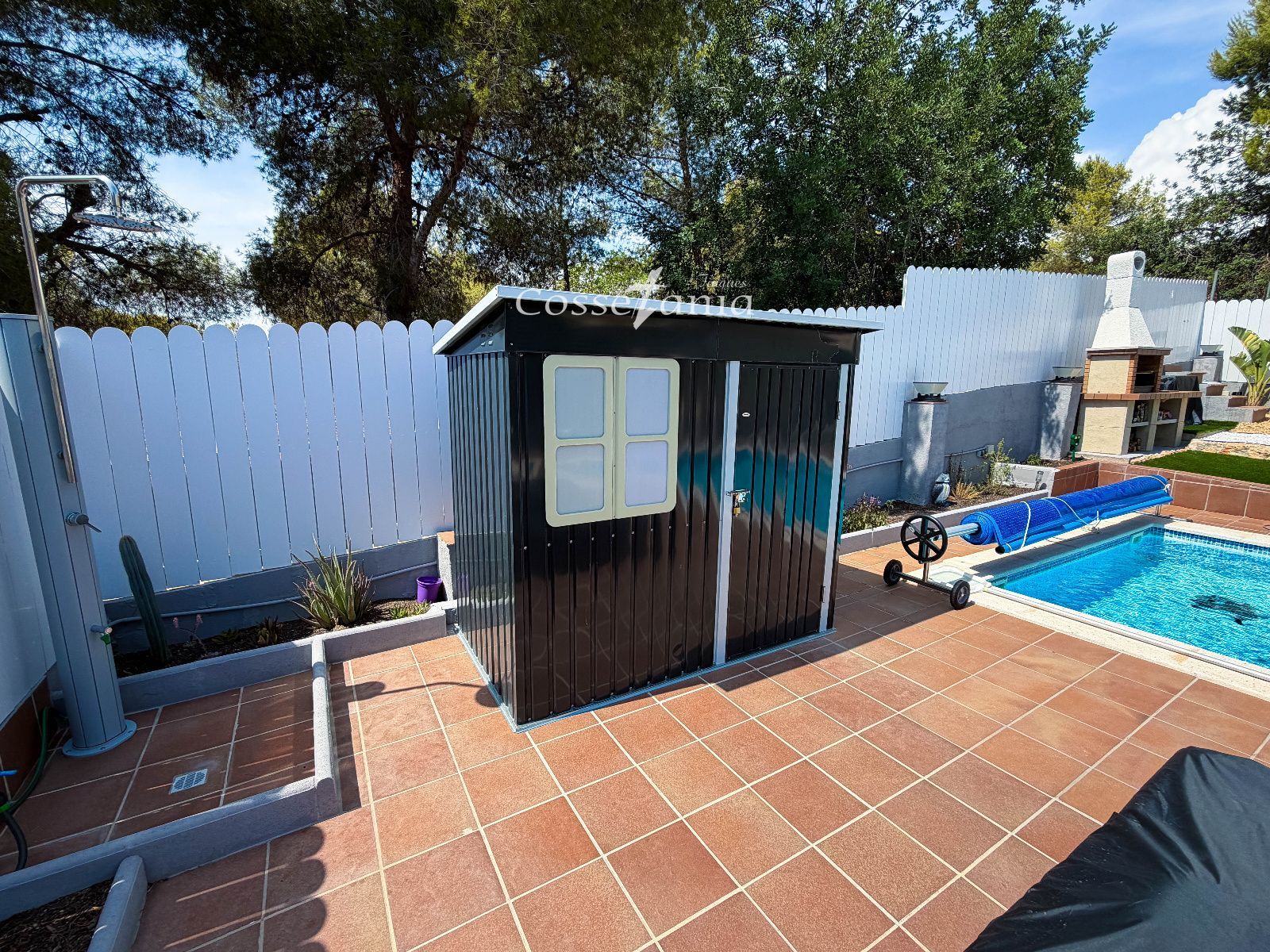 Piscina - Chalet de 6 hab. con piscina y placas solares