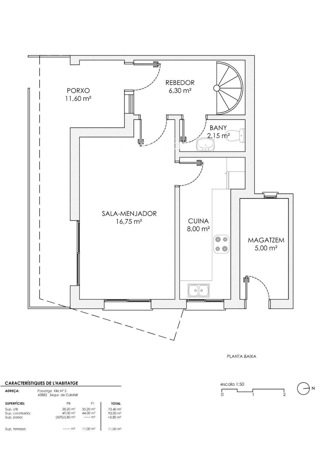 Casa pareada en Segur de Calafell