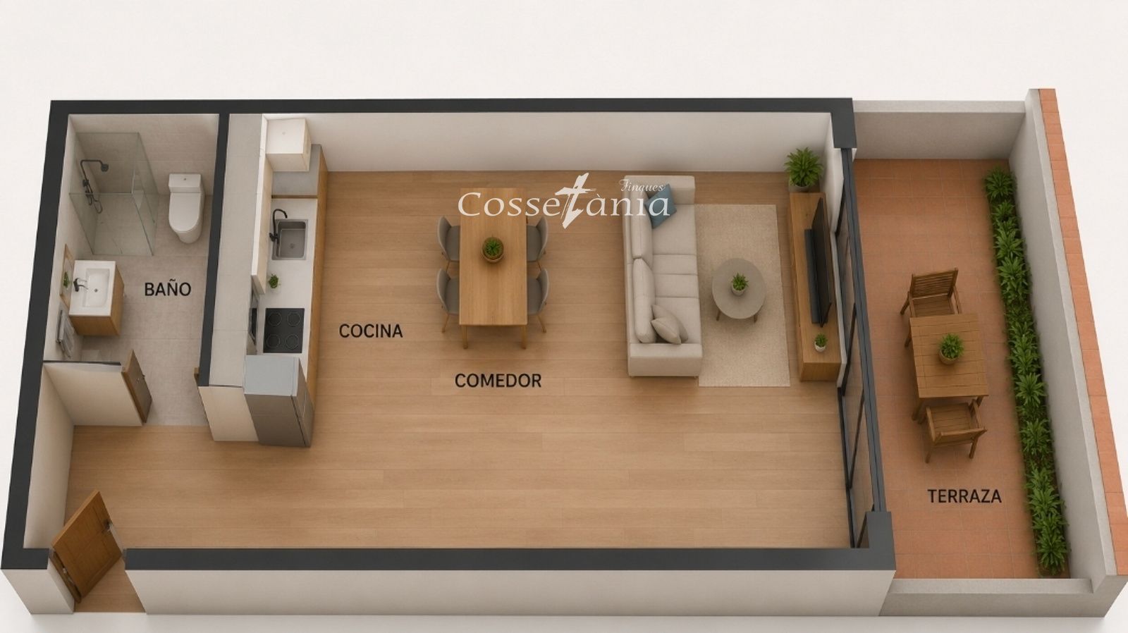 Plano - Apartamento en venta en Torredembarra, Tarragona
