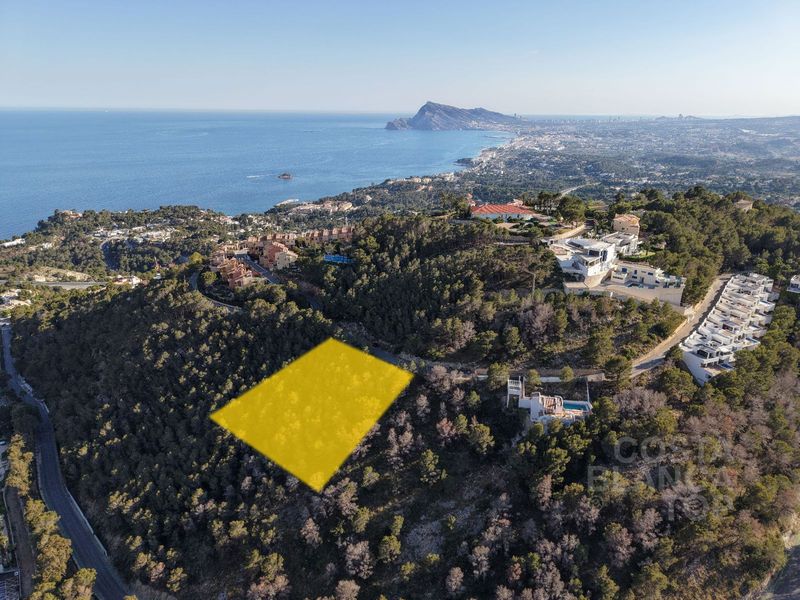 Parcela en venta Altea, Alicante. Ref: 4387. COSTABLANCA TOP 