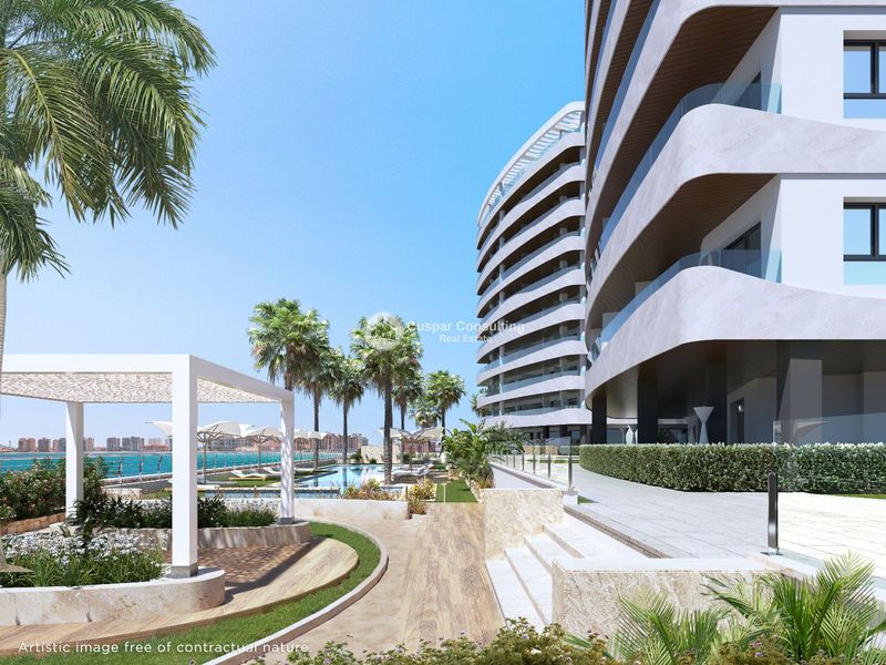 Apartament for sale La Manga del Mar Menor, Murcia. Ref: 1293. Cuspar Consulting Real Estate
