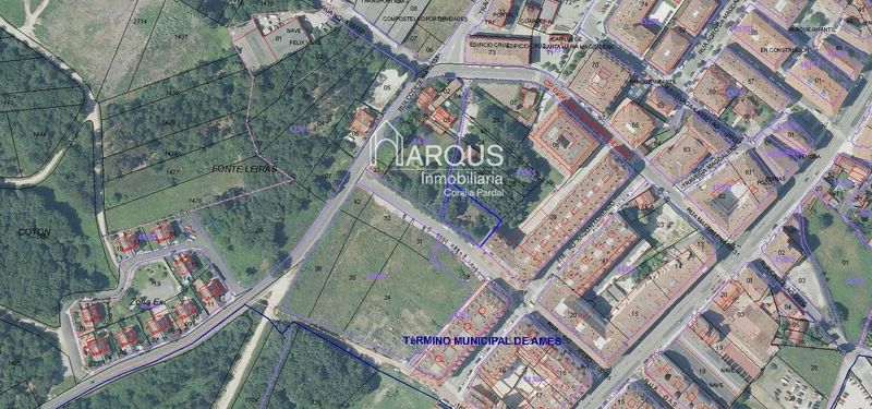 Parcela en venta Ames, A Coruña. Ref: 1088. Arqus Inmobiliaria