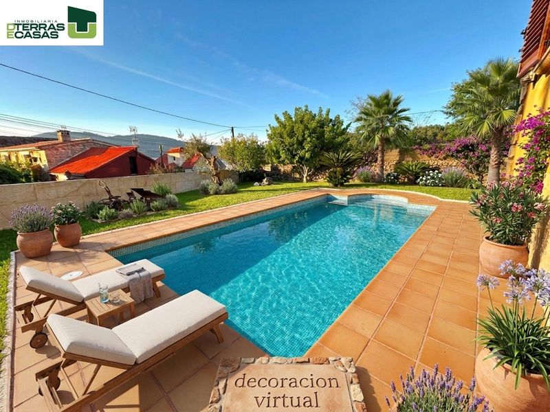Chalet Independiente en venta Redondela, Pontevedra. Ref: 1176. Dterras e Casas Inmobiliaria