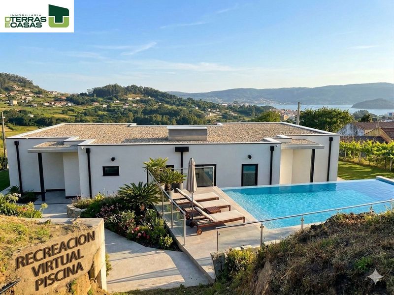 Chalet Independiente en venta Marin, Pontevedra. Ref: 1322. Dterras e Casas Inmobiliaria