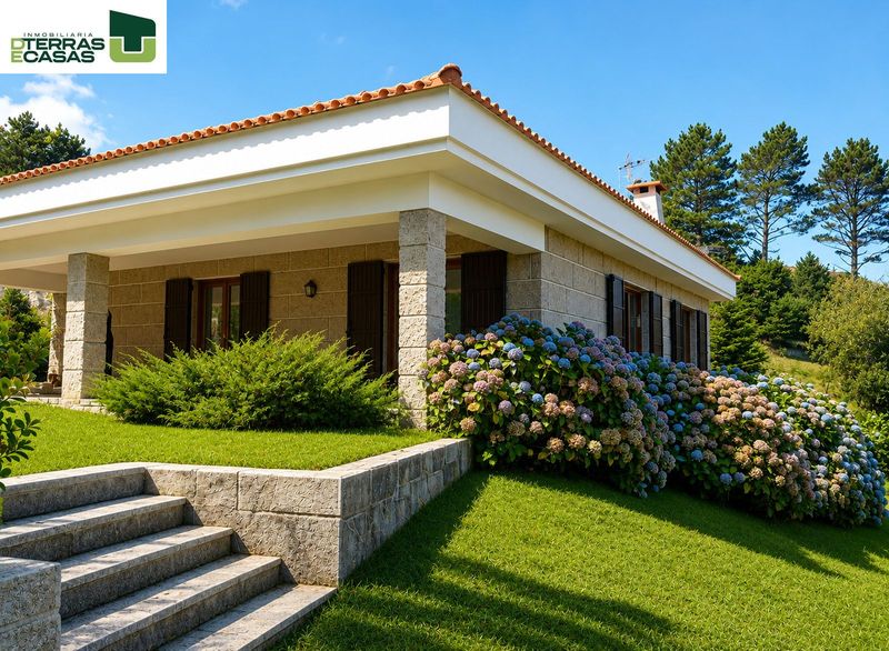 Chalet Independiente en venta Cangas, Pontevedra. Ref: 1580. Dterras e Casas Inmobiliaria