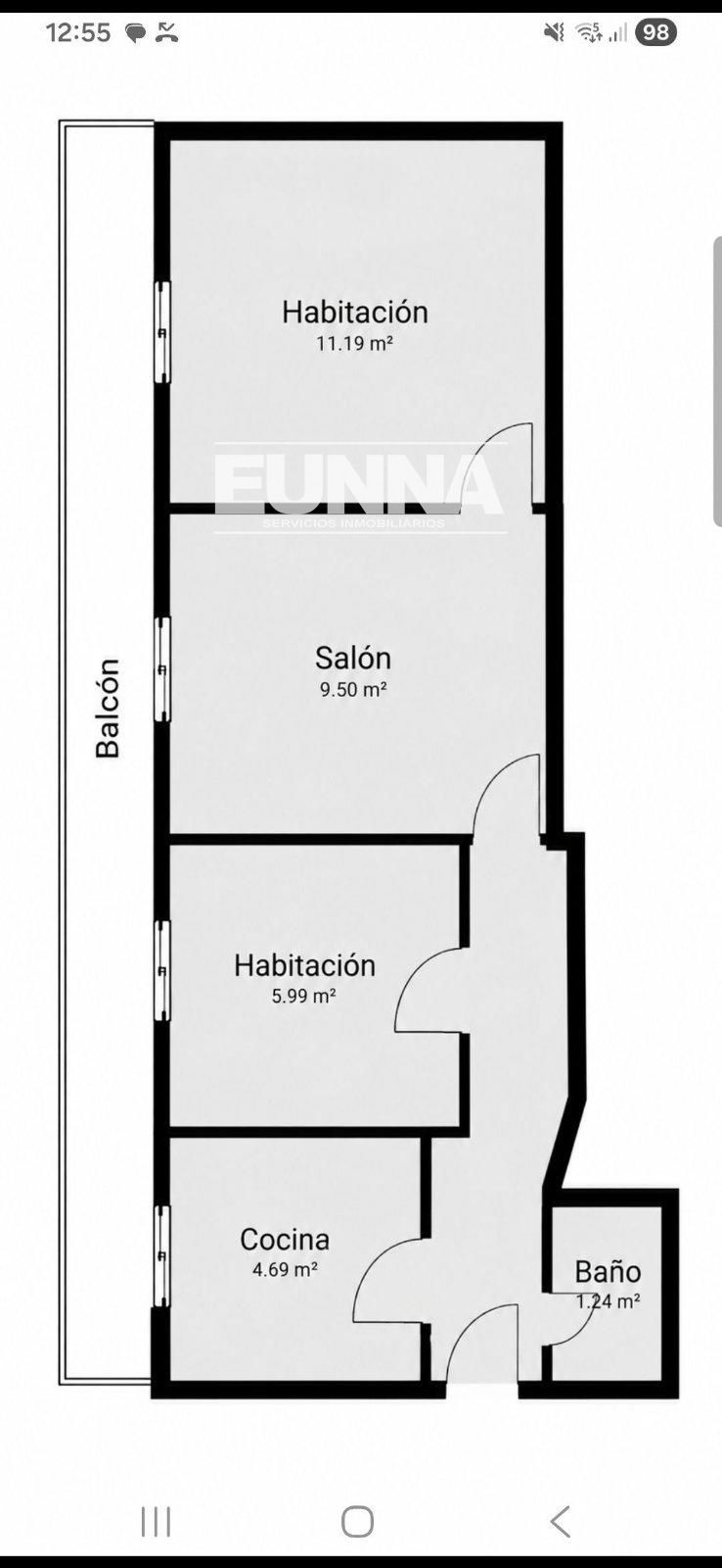 Flat for sale Valencia. Ref: 4510. E-UNNA