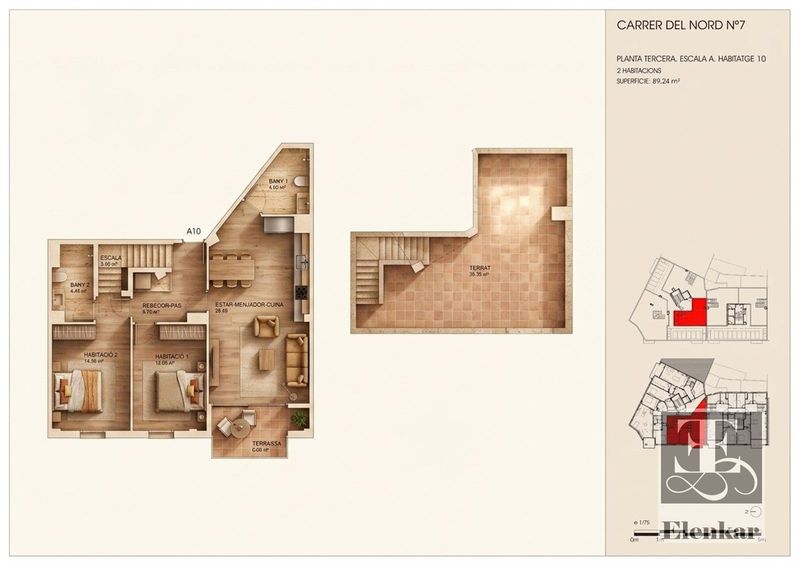 Dúplex en venta Torredembarra, Tarragona. Ref: 1217. Elenkar