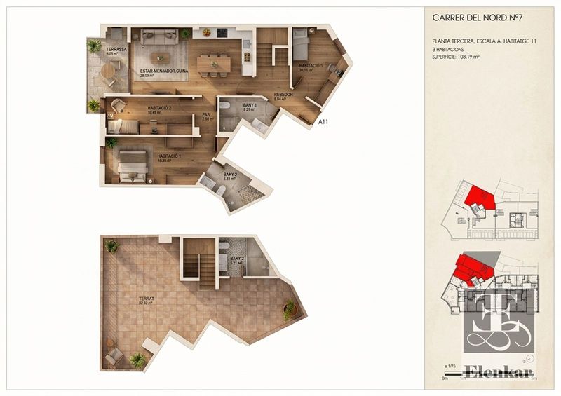 Dúplex en venta Torredembarra, Tarragona. Ref: 1218. Elenkar