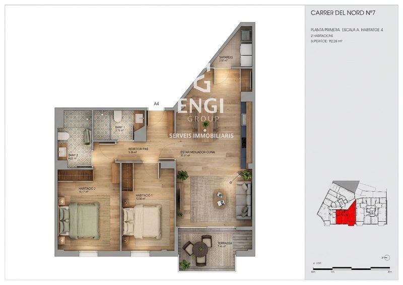 Pis en venda Torredembarra, Tarragona. Ref: 1099. Engi Group Serveis Immobiliaris