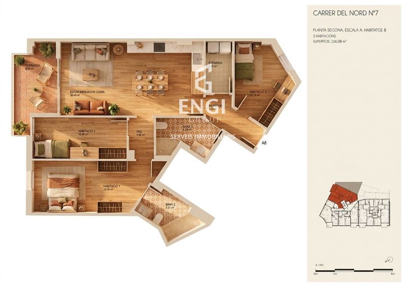 Pis en venda Torredembarra, Tarragona. Ref: 1101. Engi Group Serveis Immobiliaris