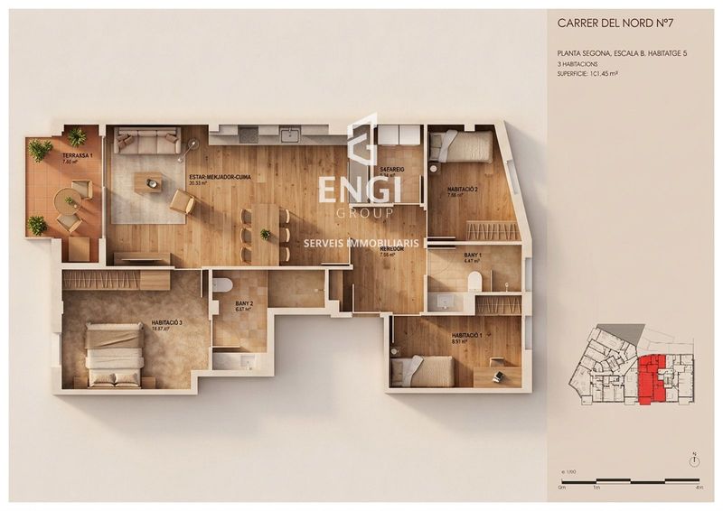Pis en venda Torredembarra, Tarragona. Ref: 1106. Engi Group Serveis Immobiliaris