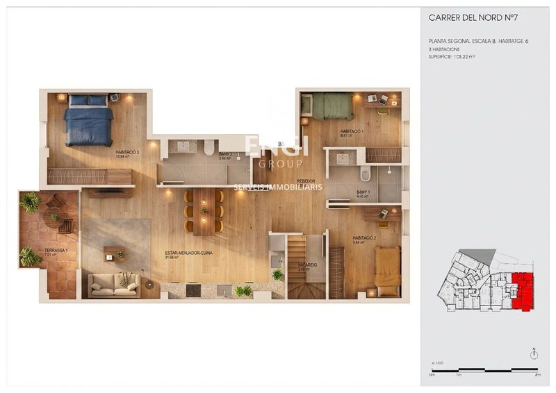 Pis en venda Torredembarra, Tarragona. Ref: 1107. Engi Group Serveis Immobiliaris