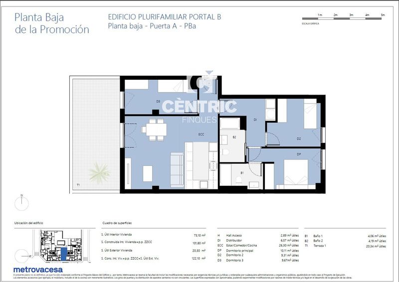 Piso en venta  en Terrassa, Barcelona . Ref: 3014. Centric Finques