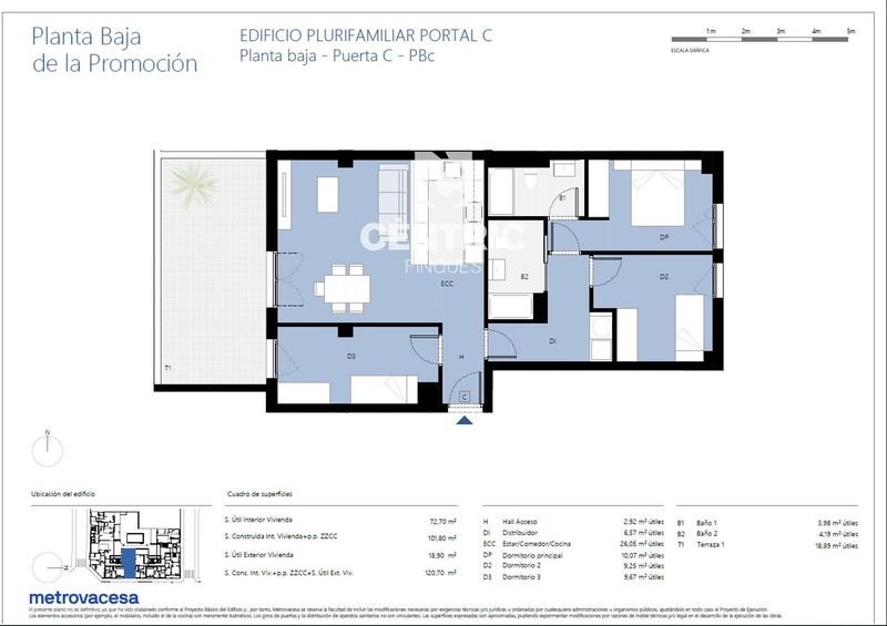 Piso en venta  en Terrassa, Barcelona . Ref: 3015. Centric Finques