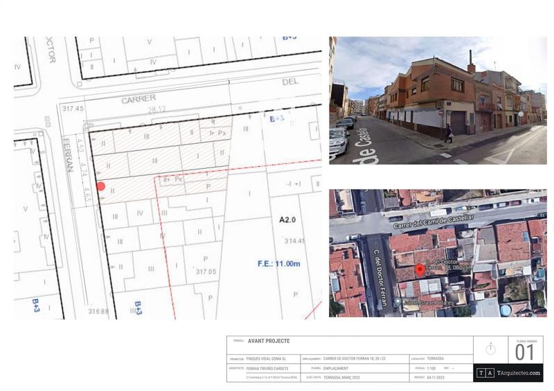 Terreny en venda  a Terrassa, Barcelona . Ref: 3398. Centric Finques
