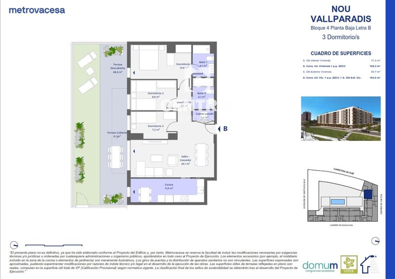 Pis en venda  a Terrassa, Barcelona . Ref: 3555. Centric Finques
