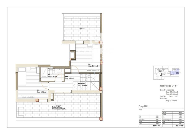 Duplex en venda  a Terrassa, Barcelona . Ref: 3628. Centric Finques