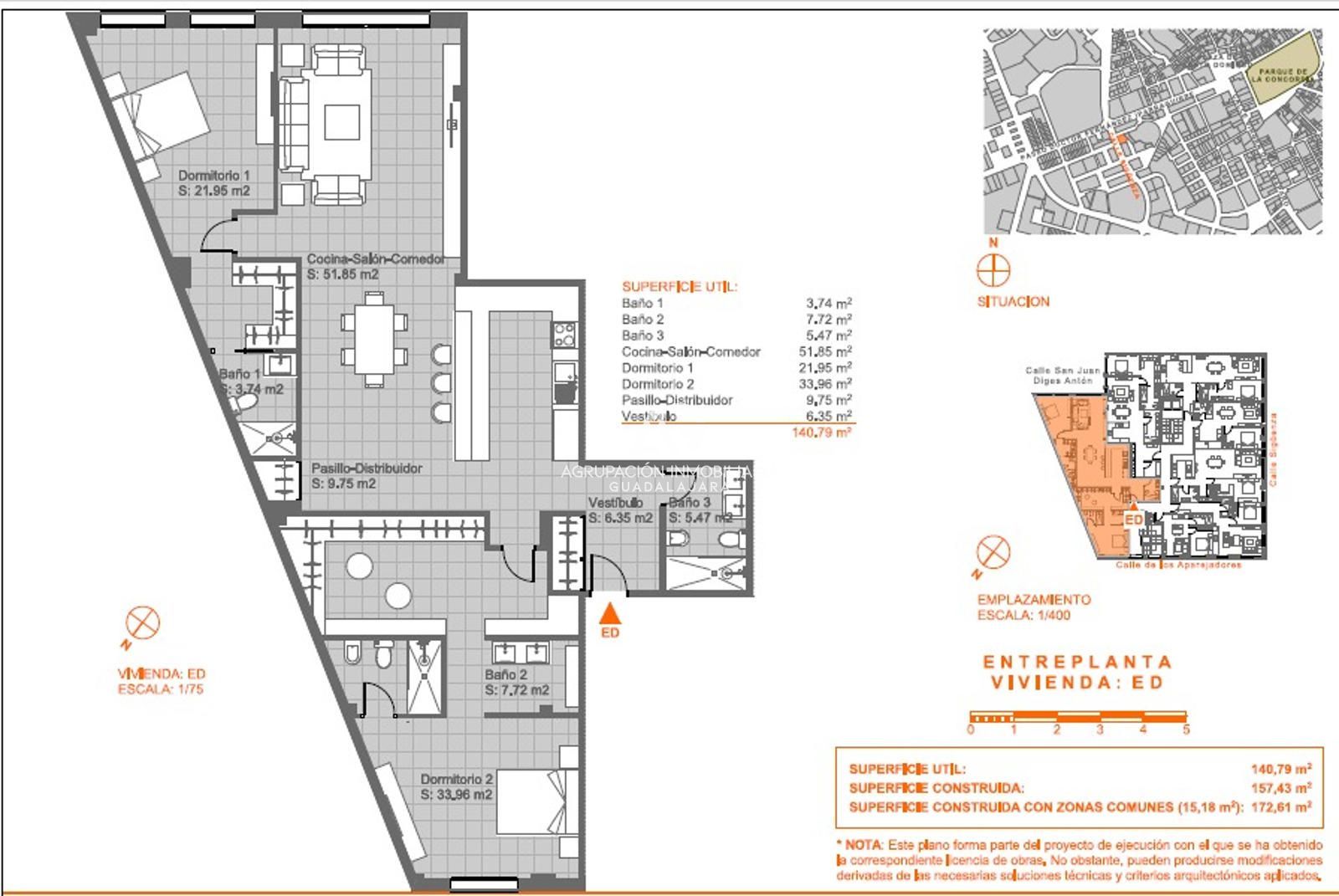 2 habitaciones, 3 baños en C/ Sigüenza - Foto 20