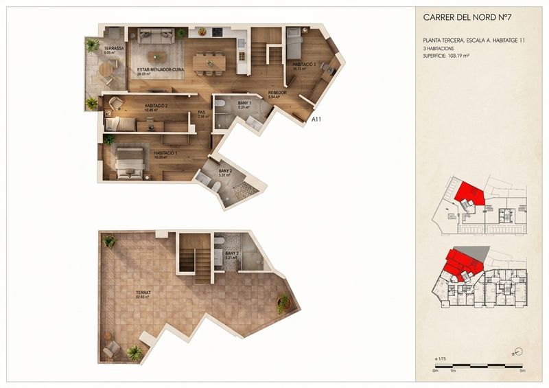 Dúplex en venta Torredembarra, Tarragona. Ref: 1601. Finques Sant Telm